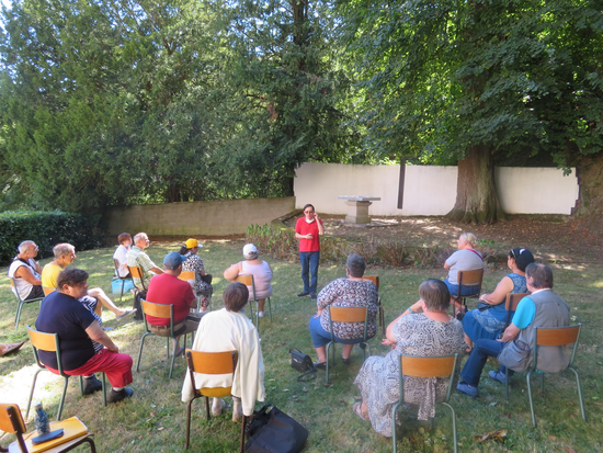 Rencontre avec le groupe de St Etienne à Valfleury dans la Loire