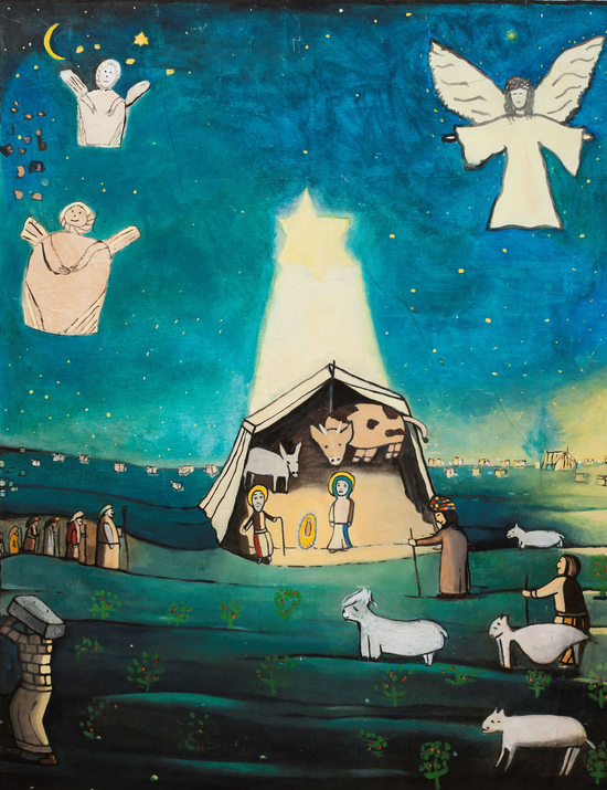 Fresque de la Nativité