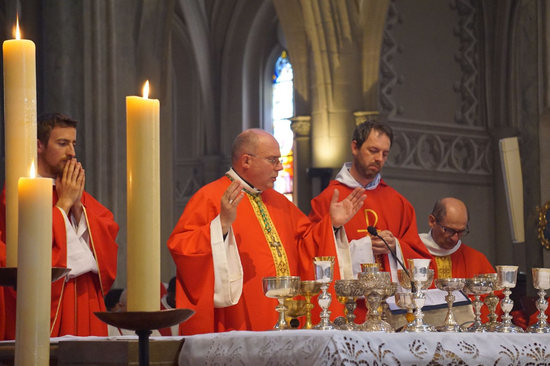 Célébration de l'eucharistie