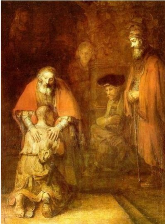 tableau de Rembrandt pour nous aider à entrer dans le démarche du sacrement de la réconciliation