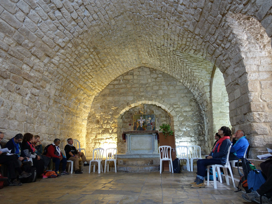 Prière à la synagogue de Nazareth