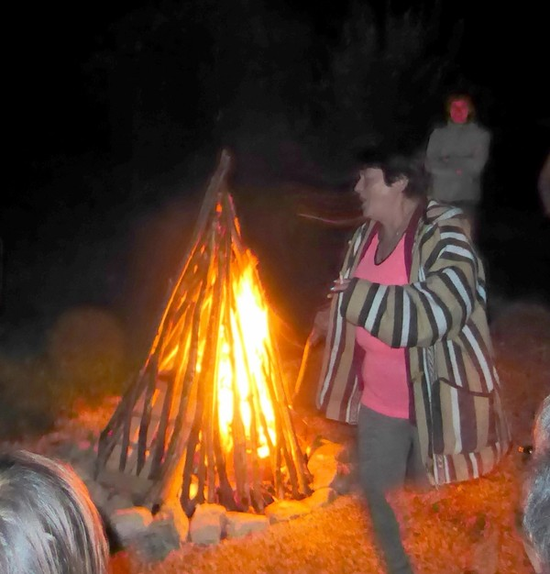 dernière veillée autour du feu