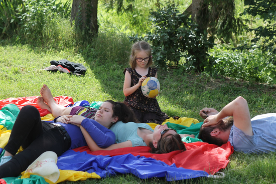 Sieste après les jeux