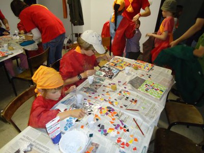 Atelier mosaïque pour les enfants !